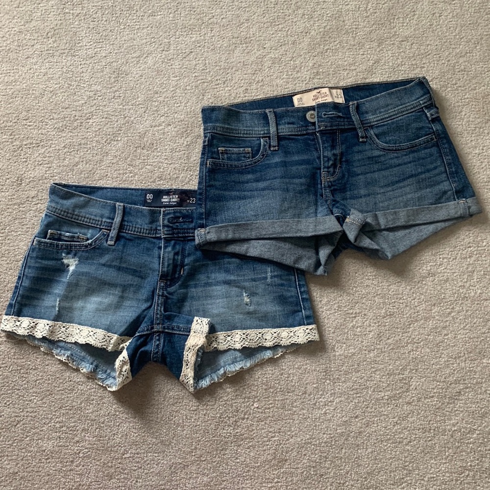 Hollister low rise shorts
